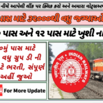 Railway Group D Vacancy 2025 :રેલ્વેમાં 10મું પાસ માટે 32000 થી વધુ ગ્રુપ ડી ની જગ્યાઓ માટે ભરતી, સંપૂર્ણ માહિતી અહીં જુઓ